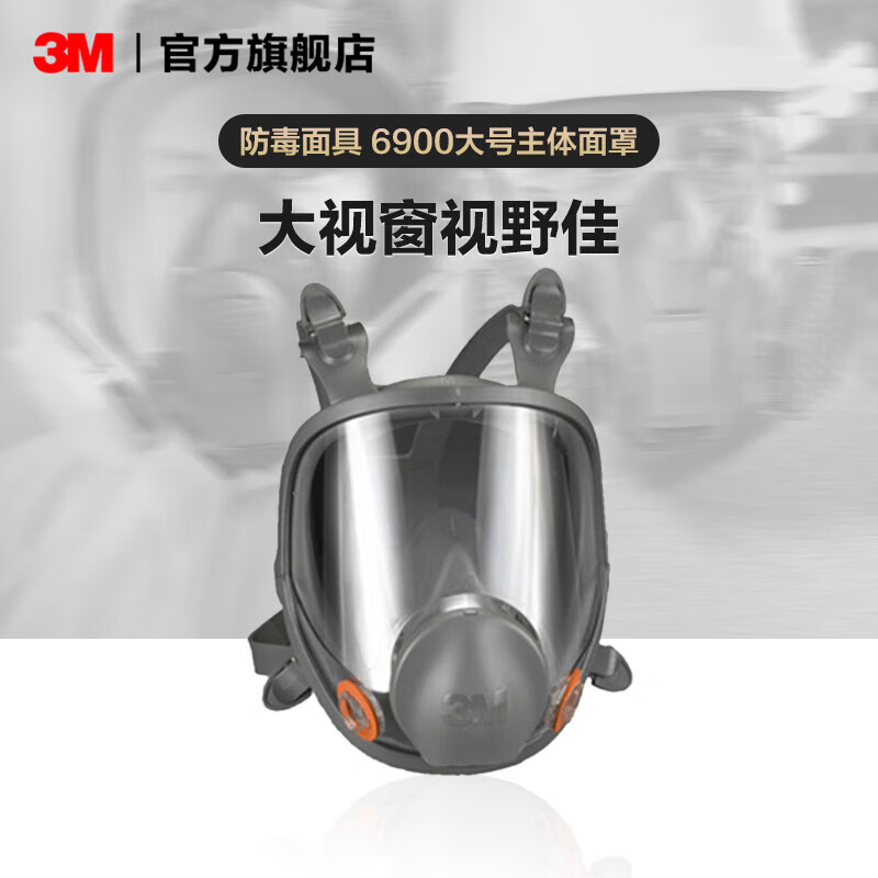 3M 6900 防毒面具大号全面罩 1个 6900/个