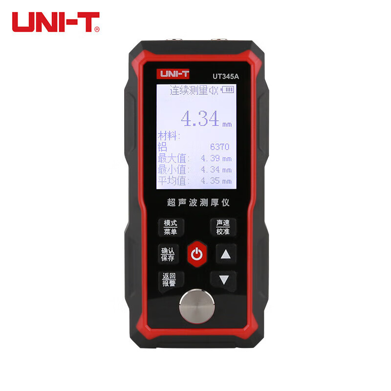 优利德（UNI-T）UT345A 超声波测厚仪 高精度金属陶瓷塑料玻璃检测仪  UT345A/台