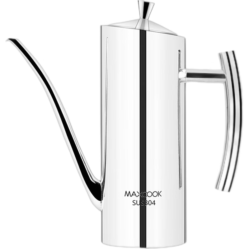 美厨（MAXCOOK）油壶304不锈钢油瓶 宽口700ml 大容量调料调味瓶  MCPJ641 油壶304不锈钢油瓶/个