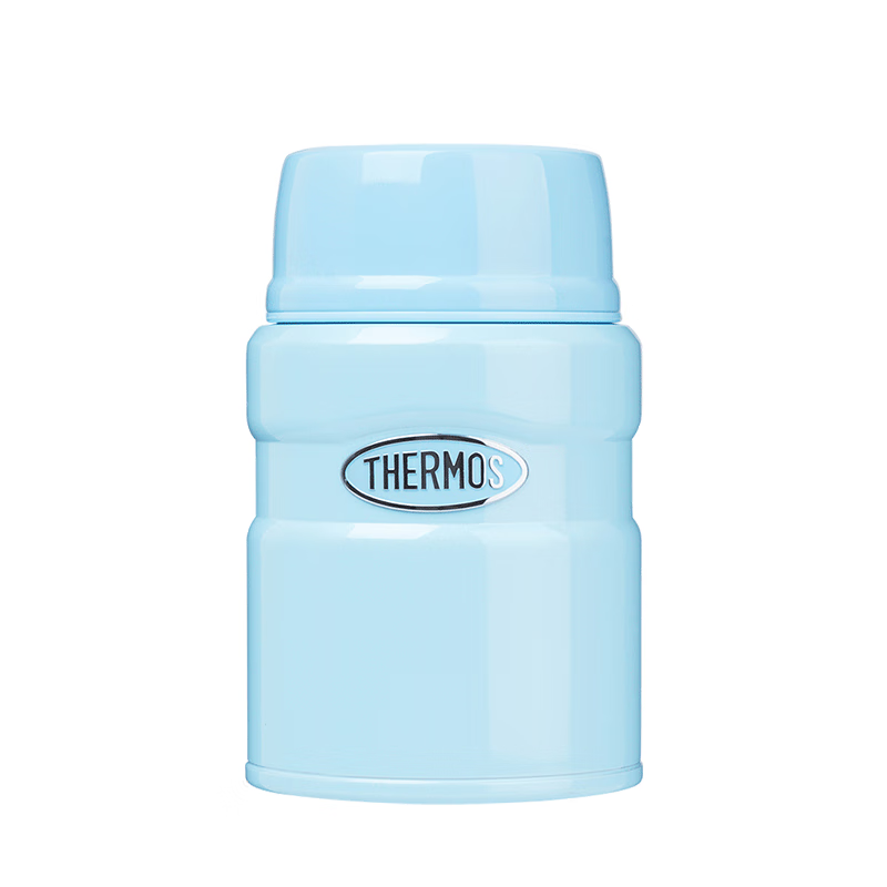 膳魔师（THERMOS）焖烧杯壶罐保温桶饭盒520毫升带泄气阀TCLF-520S BL 焖烧杯/个