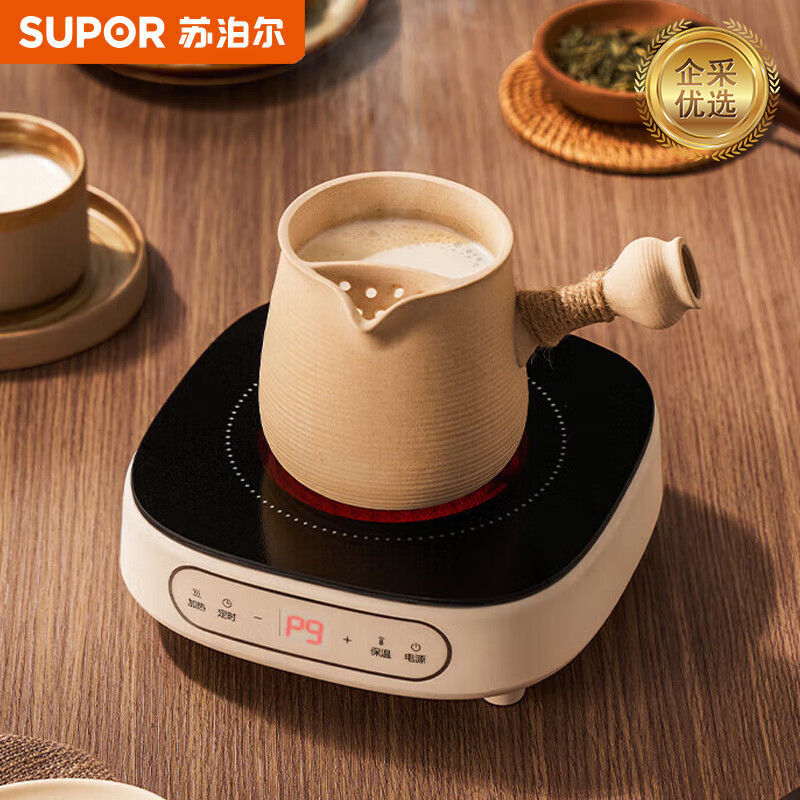苏泊尔（SUPOR）家用电磁炉 迷你小型 1000W大功率 不挑锅速热轻音养生智能定时围炉煮茶【企业采购】/C10-CS15 C10-CS15/个