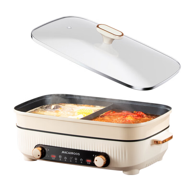 迈卡罗迈卡罗多功能鸳鸯料理锅MC-HG528 MC-HG528/个