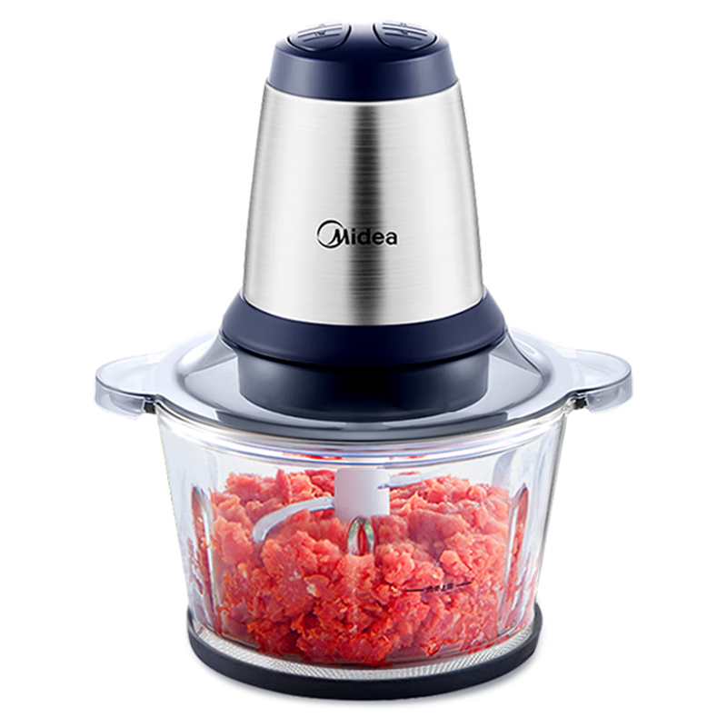 美的（Midea）绞肉机家用绞馅机碎肉机电动多功能料理搅拌绞肉绞菜馅机打蒜器辅食搅肉机LZ25Easy225 约2L MJ-LZ25Easy225/台