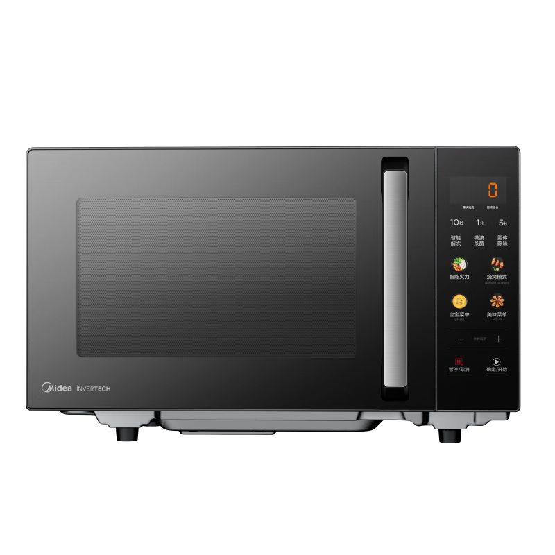 美的（Midea）微碳微波炉烤箱一体机900w微波1000w烧烤平板光波速热23L容量变频臻彩荧幕 （C32） C32/台