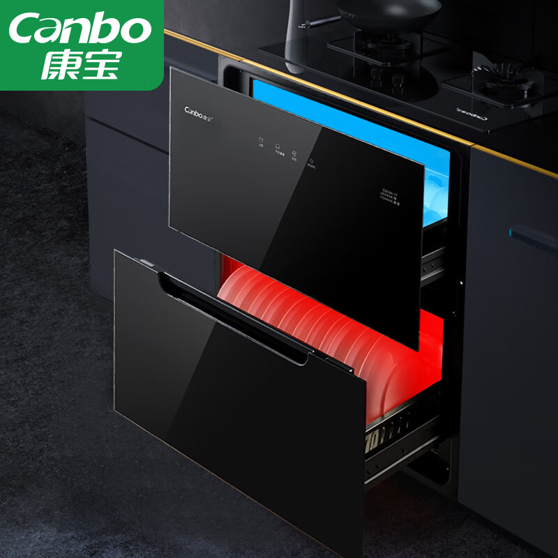 康宝XDZ100-Y7 嵌入式100L 双门双层二星级高温 消毒碗柜 一台 XDZ100-Y7/台
