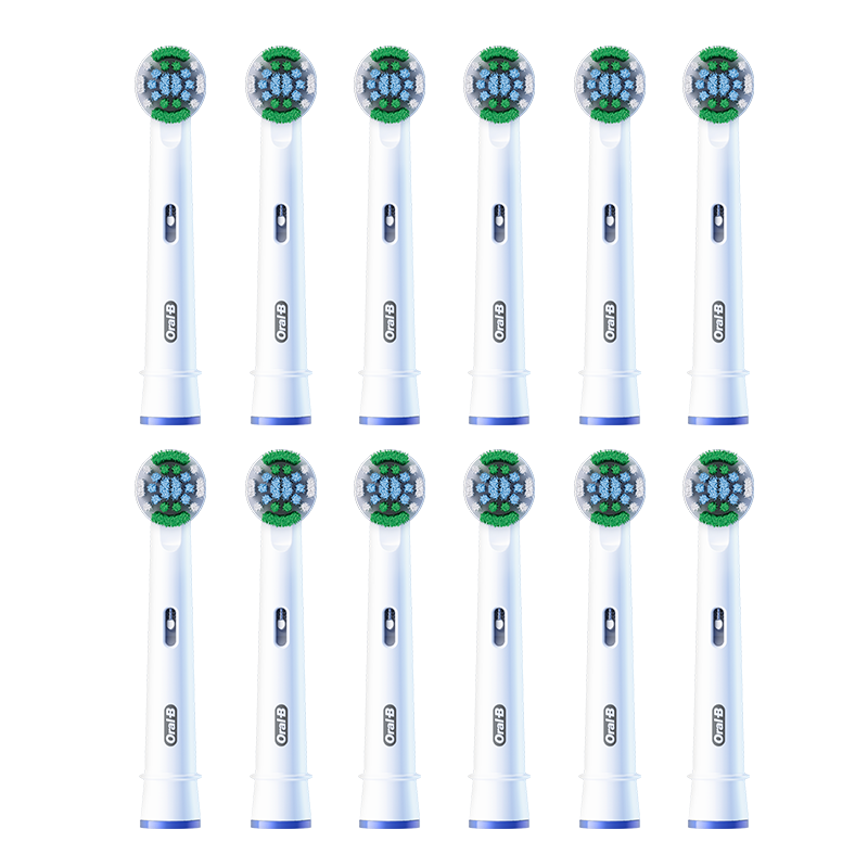 欧乐B电动牙刷头 精准清洁X型12支装EB20  RX-12适配成人D/P/Pro系列【正品刷头】 EB20-X/套