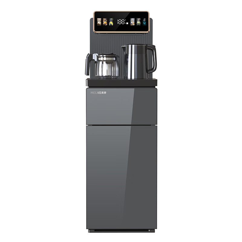 美菱茶吧机家用立式饮水机彩屏触控温显多档调温双壶配置防溢防干烧304不锈钢烧水壶ZMD系列MY-A071 MY-A071/台