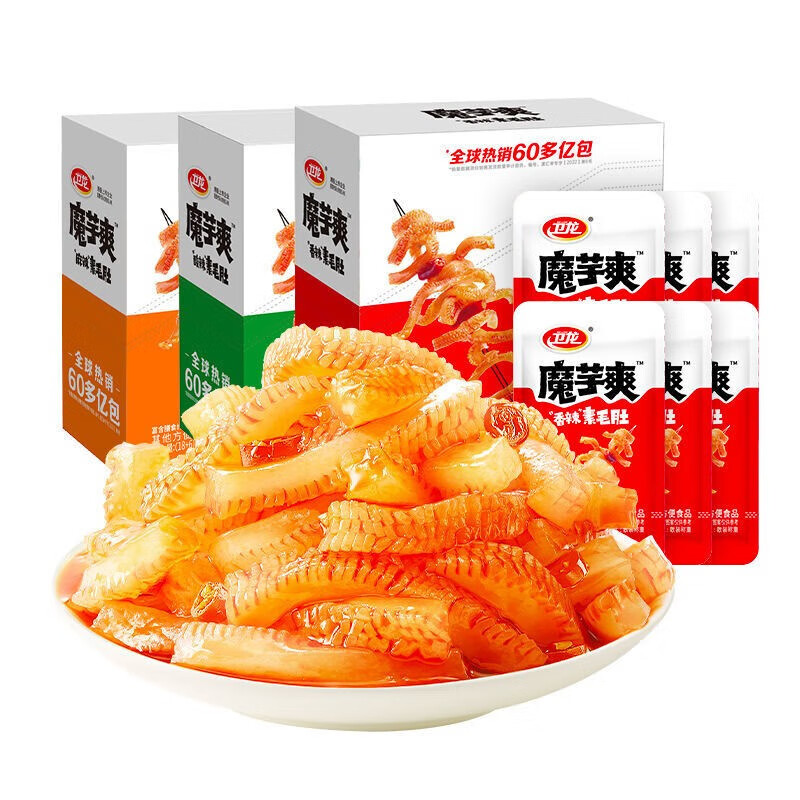 卫龙魔芋爽香辣味（15g+3g）*20*2办公室解馋零食休闲小吃 1/件