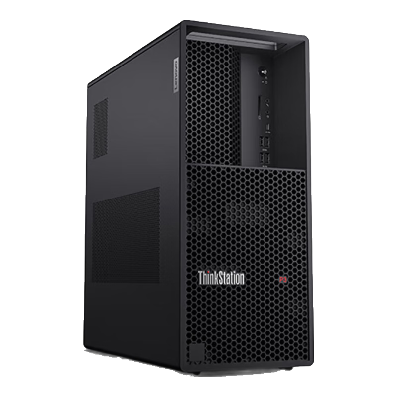 联想【ThinkStation P3】【图形工作站】酷睿 i7-14700K/32G内存/1TB固+2T/A4000 16G ThinkStation P3/台
