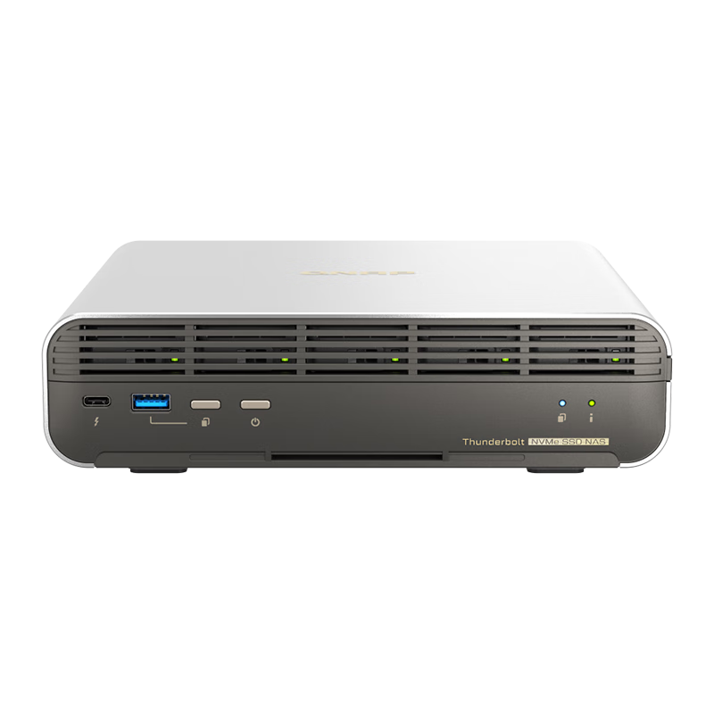 威联通（QNAP）TBS-h574TX-i5 16G内存雷电4全快闪五盘位NAS网络存储服务器 TBS-h574TX/台