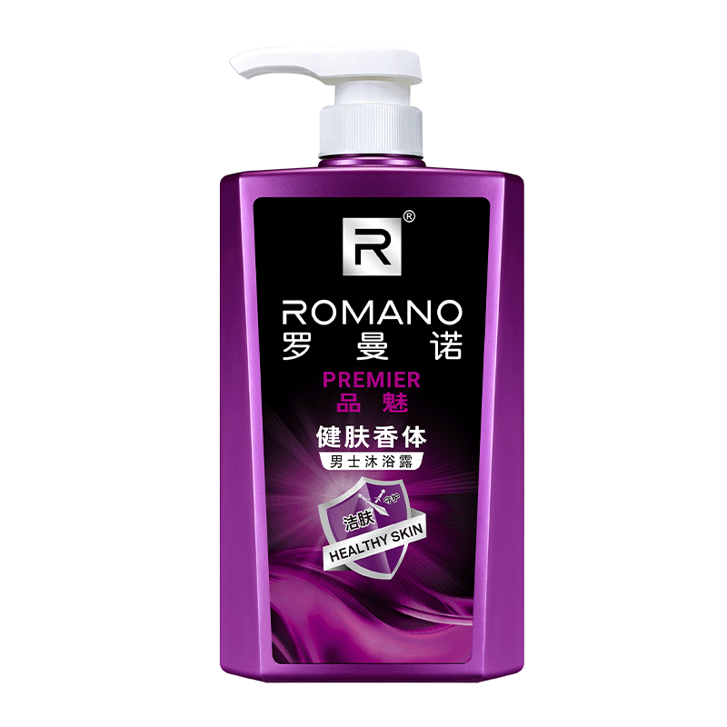 罗曼诺（ROMANO）沐浴露男士 亲肤保湿持久留香泡沫香氛沐浴乳 品魅香型450g 品魅沐浴露450g/瓶