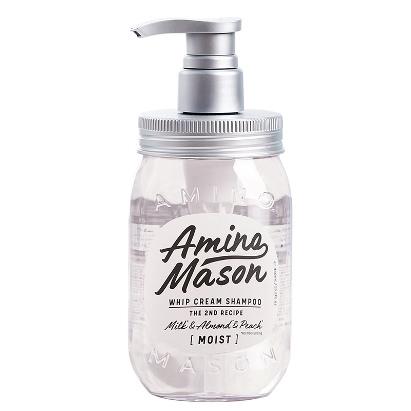 Amino mason 阿蜜浓梅森滋养润泽氨基酸洗发水450ml 柔顺飘逸无硅油洗头膏 氨基研滋养洗发水/瓶