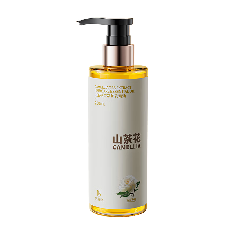 倍膳健 山茶花护发精油200ml(留香柔顺 免洗滋养 防毛躁 亮泽顺滑) 倍膳健山茶花护发精油200ML/瓶