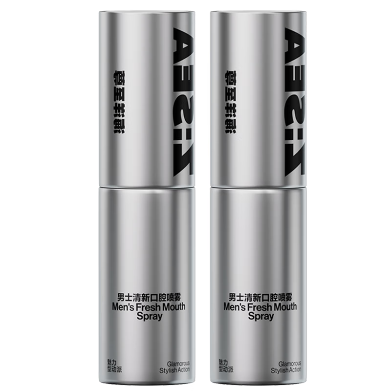 海洋至尊男士口腔喷雾15ml*2清新口气持久留香接吻神器异味便携男女士 口腔喷雾/瓶