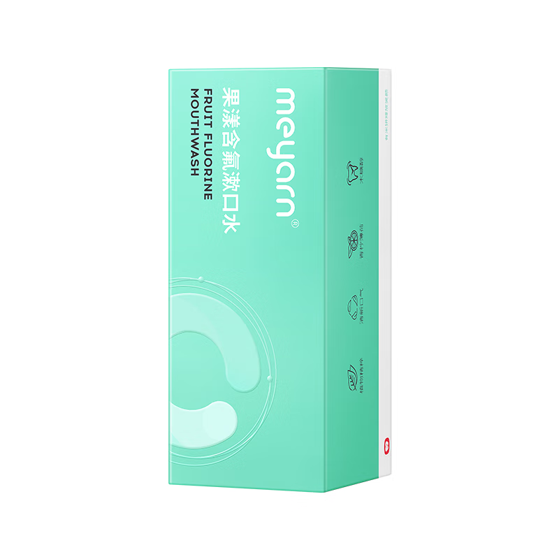 米妍（meyarn）正畸漱口水12ml*20条 含氟防蛀抑菌 带牙套牙齿矫正期 旅行便携装 果漾含氟漱口水/盒