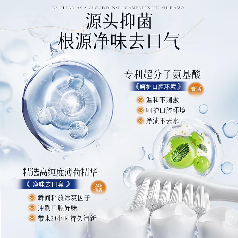 维特丝美亮白牙粉去口臭去黄去牙渍去烟渍牙垢洁牙洗牙牙膏粉50g VXL8324/瓶