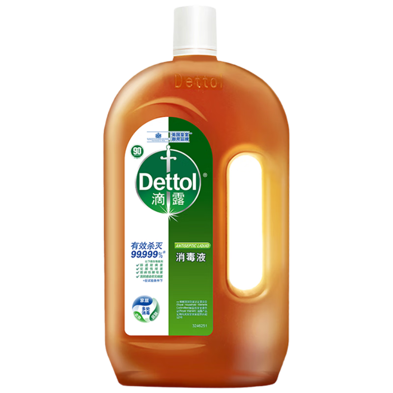 滴露（Dettol）洗衣 衣物 除螨地板宠物消毒水750mL (计价单位：瓶) 消毒水750mL/瓶